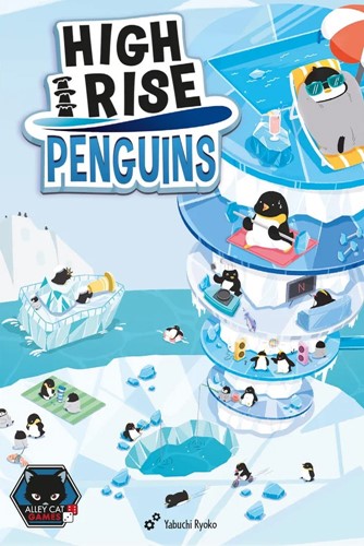 ACG093 High Rise Penguins Board Game published by Alley Cat Games