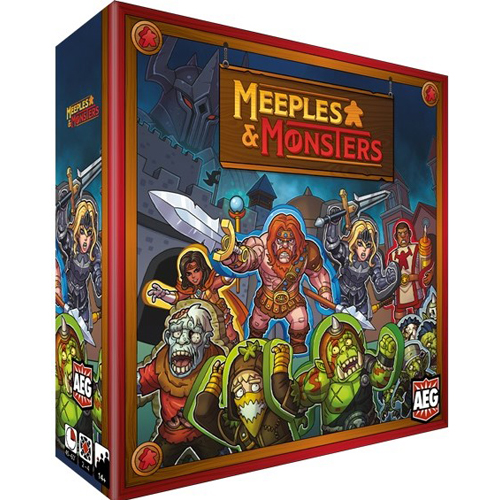 AEG7055 Meeples And Monsters Board Game published by Alderac Entertainment Group