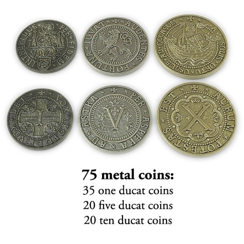 AGI003 Europa Universalis Board Game: Metal Coin Set published by Aegir Games