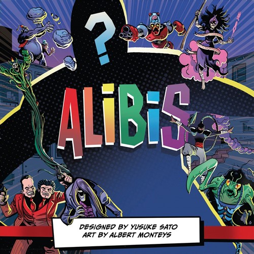 ALLGMEALI Alibis Party Game published by Allplay