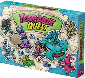 ALLGMETQ Tearable Quest Board Game published by Allplay