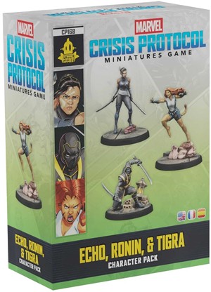 2!AMGCP168 Marvel Crisis Protocol Miniatures Game: Echo, Ronin And Tigra Character Pack published by Atomic Mass Games