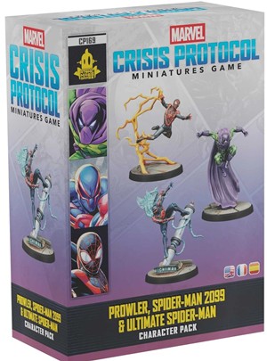 2!AMGCP169 Marvel Crisis Protocol Miniatures Game: Prowler, Spider-Man 2099 And Ultimate Spider-Man Character Pack published by Atomic Mass Games