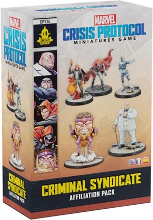 AMGCP214 Marvel Crisis Protocol Miniatures Game: Criminal Syndicate Affiliation Pack published by Atomic Mass Games