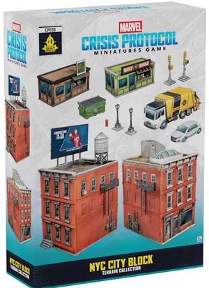 2!AMGCPE06 Marvel Crisis Protocol Miniatures Game: NYC City Block Terrain Collection published by Atomic Mass Games