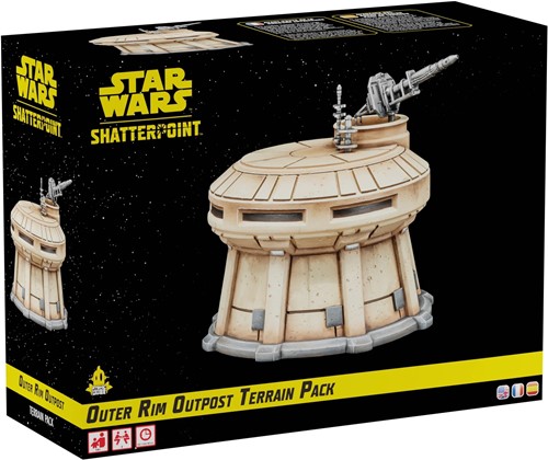 AMGSWP60 Star Wars: Shatterpoint Outer Rim Outpost Terrain Pack published by Atomic Mass Games