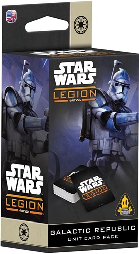 AMGSWQ07 Star Wars Legion: Galactic Republic Card Pack published by Atomic Mass Games