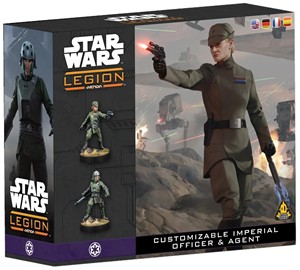 AMGSWQ09 Star Wars Legion: Customisable Imperial Officer And Agent published by Atomic Mass Games