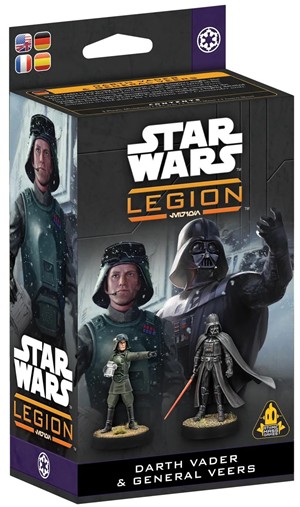 AMGSWQ103 Star Wars Legion: Darth Vader And General Veers Character Expansion published by Atomic Mass Games