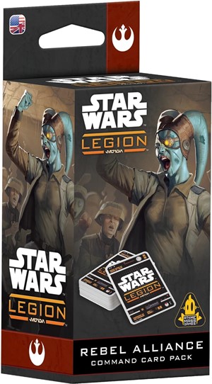 AMGSWQ155 Star Wars Legion: Rebel Alliance Command Card Pack published by Atomic Mass Games