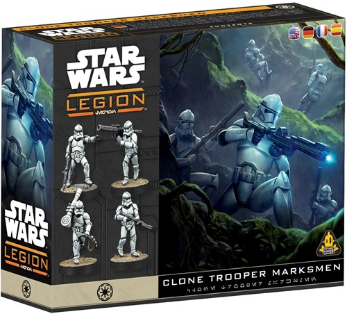 AMGSWQ23 Star Wars Legion: Clone Trooper Marksmen published by Atomic Mass Games