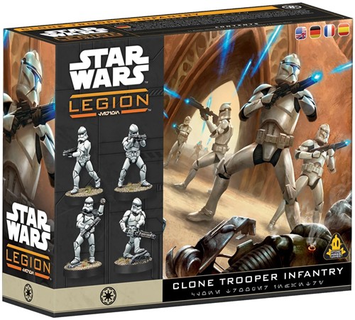 AMGSWQ24 Star Wars Legion: Clone Troopers Infantry published by Atomic Mass Games