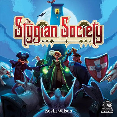 APE3300 The Stygian Society Board Game published by Ape Games