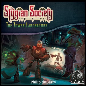 APE3310 The Stygian Society Board Game: The Tower Laboratory published by Ape Games