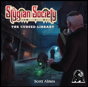 APE3320 The Stygian Society Board Game: The Cursed Library published by Ape Games