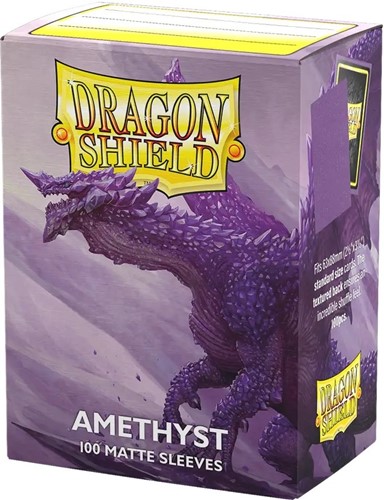 100 x Amethyst Matte Standard Card Sleeves 63.5mm x 88mm (Dragon Shield)