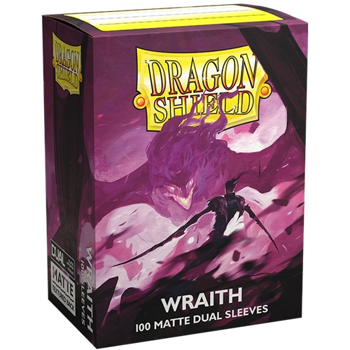 ARCT15056 100 x Wraith Dual Matte Standard Card Sleeves (Dragon Shield) published by Arcane Tinmen