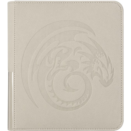 ARCT38212 Dragon Shield Card Portfolio Zipster Small Binder - Ashen White published by Arcane Tinmen