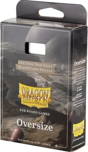 ARCT60209 100 x Clear Non-Glare Oversize Card Sleeves (Dragon Shield) published by Arcane Tinmen