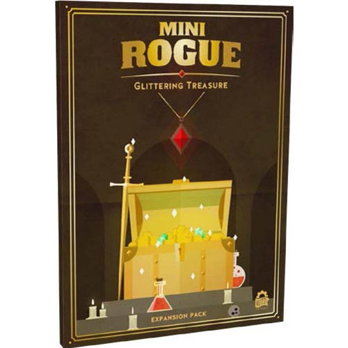 ARE20053MRGLITTT Mini Rogue Board Game: Glittering Treasure Expansion published by Ares Games