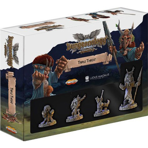 AREDNXP12TT Dungeonology Board Game: The Expedition Triple Threat Expansion published by Ares Games