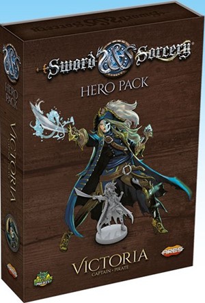 2!AREGRPR108 Sword And Sorcery Board Game: Victoria Hero Pack published by Ares Games