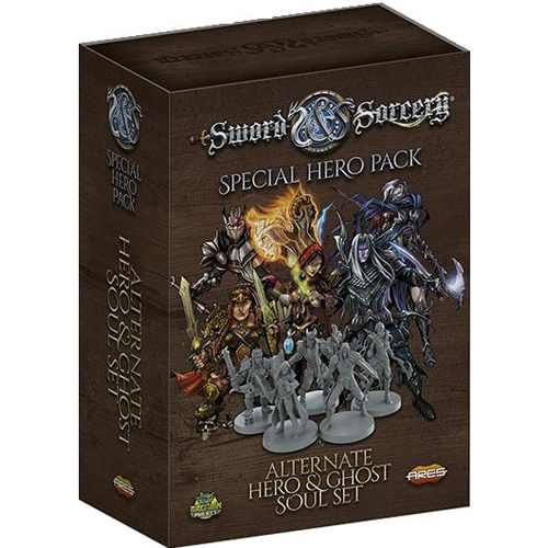 AREGRPR207 Sword And Sorcery Board Game: Alternate Hero And Ghost Souls Set Hero Pack published by Ares Games