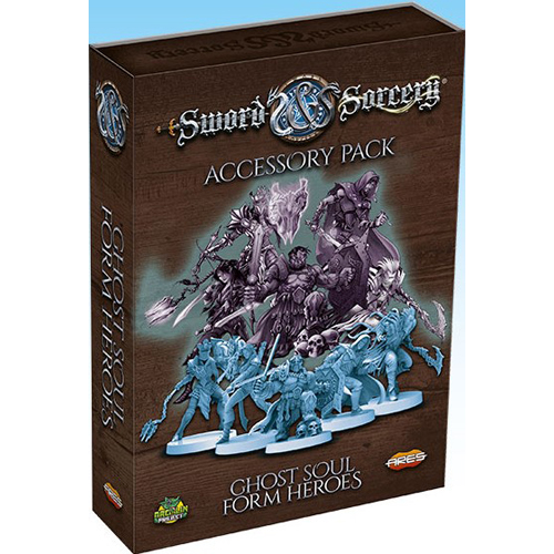 AREGRPR210 Sword And Sorcery Board Game: Ancient Chronicles Ghost Soul Form Heroes Pack published by Ares Games