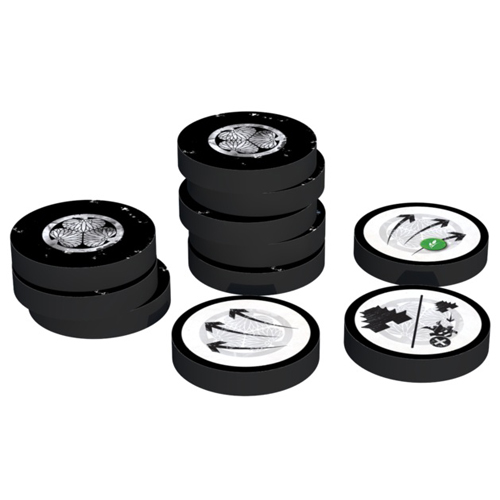 Small Samurai Empires Board Game: Tokugawa Deluxe Tokens
