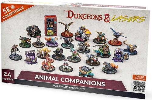 ARSDNL0011 Dungeons and Lasers: Animal Companions Miniatures published by Archon Studio