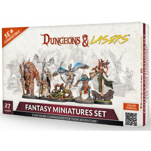 ARSDNL0062 Dungeons and Lasers: Fantasy Minatures Set published by Archon Studio