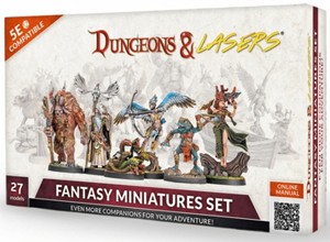 ARSDNL0062 Dungeons and Lasers: Fantasy Minatures Set published by Archon Studio