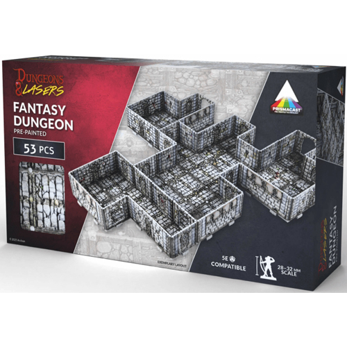 ARSDNL0099 Dungeons And Lasers: Prismacast Prepainted Fantasy Dungeon published by Archon Studio