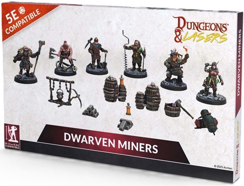 ARSDNL0112 Dungeons And Lasers: Dwarven Miners published by Archon Studio