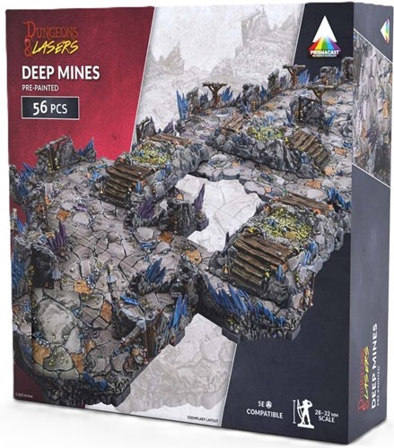 ARSDNL0113 Dungeons And Lasers: Prismacast Prepainted Deep Mines published by Archon Studio