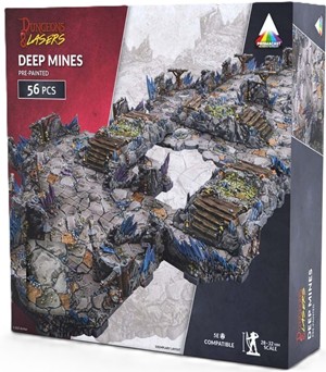 ARSDNL0113 Dungeons And Lasers: Prismacast Prepainted Deep Mines published by Archon Studio
