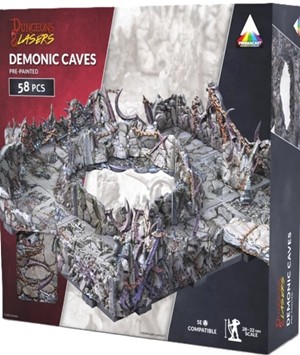2!ARSDNL0115 Dungeons and Lasers: Demonic Caves Pre-Painted published by Archon Studio