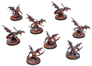 2!ARSDNL0120 Dungeons and Lasers: Infernal Imps Miniatures published by Archon Studio