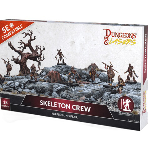 ARSDNL0122 Dungeons and Lasers: Skeleton Crew Miniatures published by Archon Studio