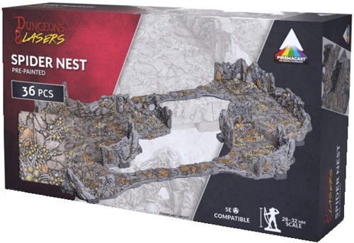 ARSDNL0126 Dungeons And Lasers: Spider Nest Pre-Painted published by Archon Studio