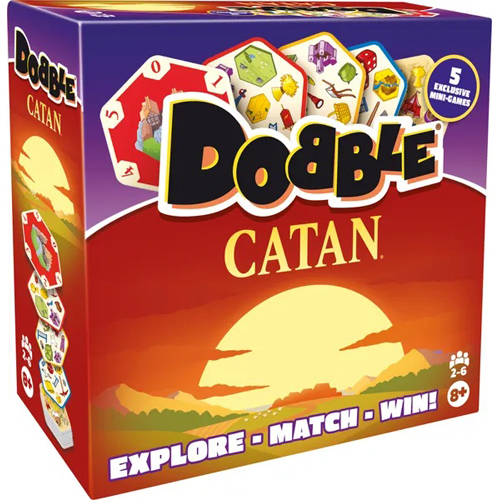 ASMDOBCAT08EN Dobble Card Game: Catan published by Asmodee