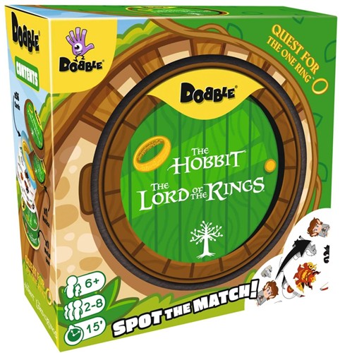 ASMDOBLOR07EN Dobble Card Game: Lord Of The Rings published by Asmodee