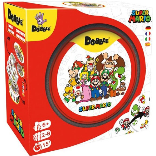 ASMDOBSM07EN Dobble Card Game: Super Mario Edition published by Asmodee