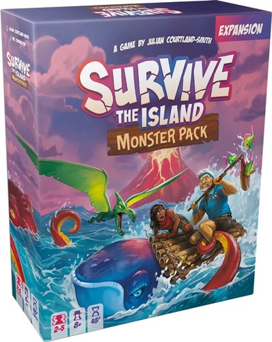 ASMZYGSTI0201EN Survive The Island Board Game: Monster Pack Expansion published by Asmodee