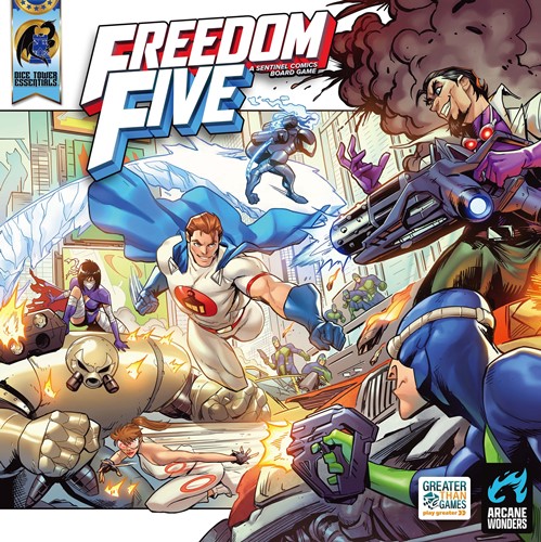 AWGDTE15FF Freedom Five Board Game published by Arcane Wonders