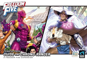 AWGDTE15FFCG Freedom Five Board Game: Guise And Chrono-Ranger Team-Up Pack published by Arcane Wonders