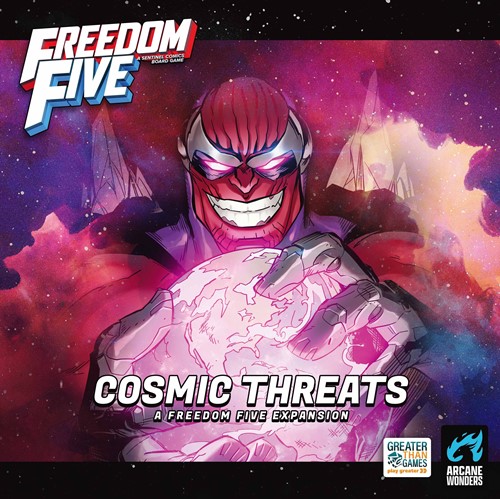 AWGDTE15FFCT Freedom Five Board Game: Cosmic Threats Expansion published by Arcane Wonders