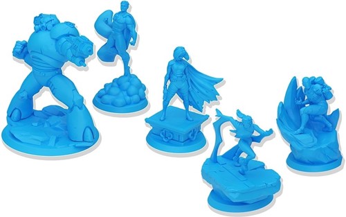 AWGDTE15FFMN Freedom Five Board Game: Miniatures Pack Heroes Mastermind published by Arcane Wonders