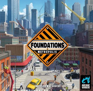 AWGDTE17FM Foundations Of Metropolis Board Game published by Arcane Wonders