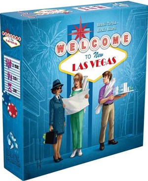 2!BCGWTNLV1000 Welcome To New Las Vegas Board Game published by Blue Cocker Games